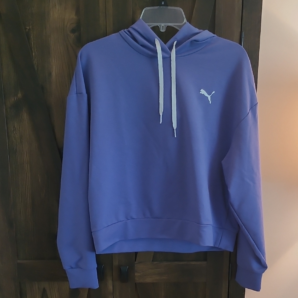 Puma Purple Sweatshirt Classic Pullover Style